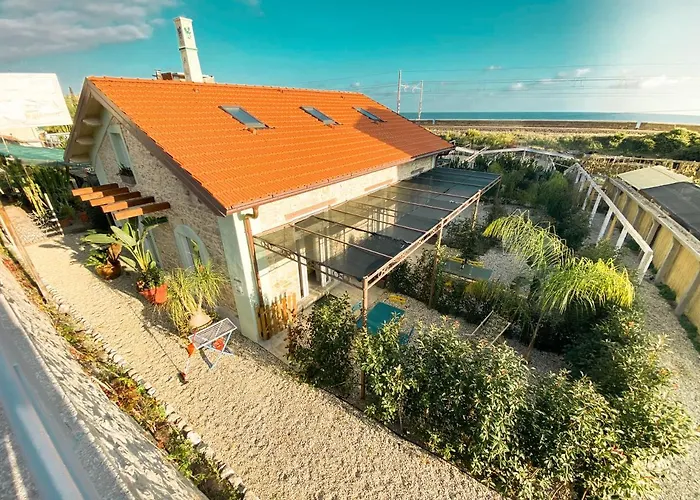 New Agriloft 4 Palms Clima, Giardino E Wi-Fi A 50 Mt Dal Mare